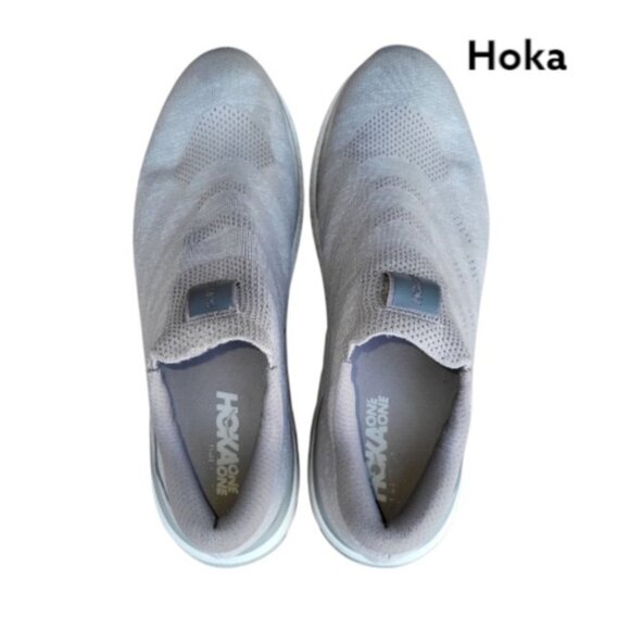 Hoka One CAVU 3 Slip On Athletic Tennis Shoe Gym Yoga Sneaker Lunar Gray Men 13 main image 11